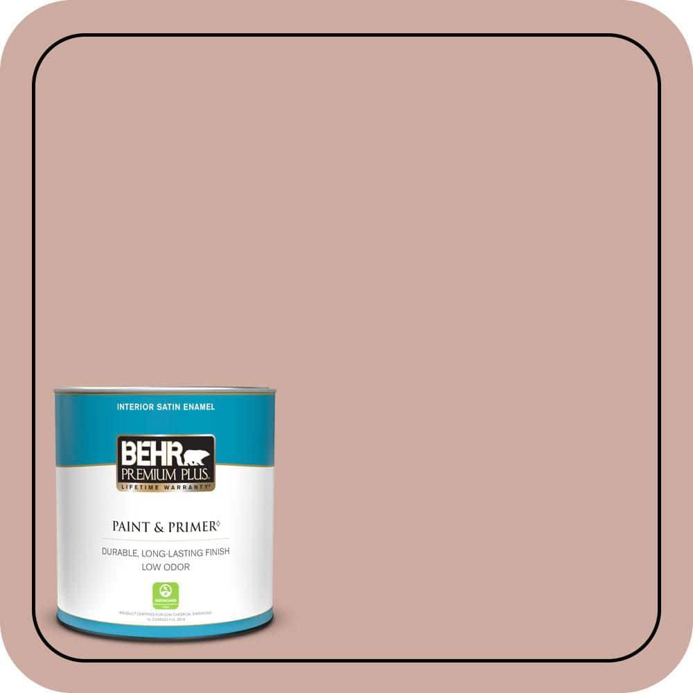 BEHR PREMIUM PLUS #MQ1-50 Art Deco Pink Flat Low Odor & Primer (1)
