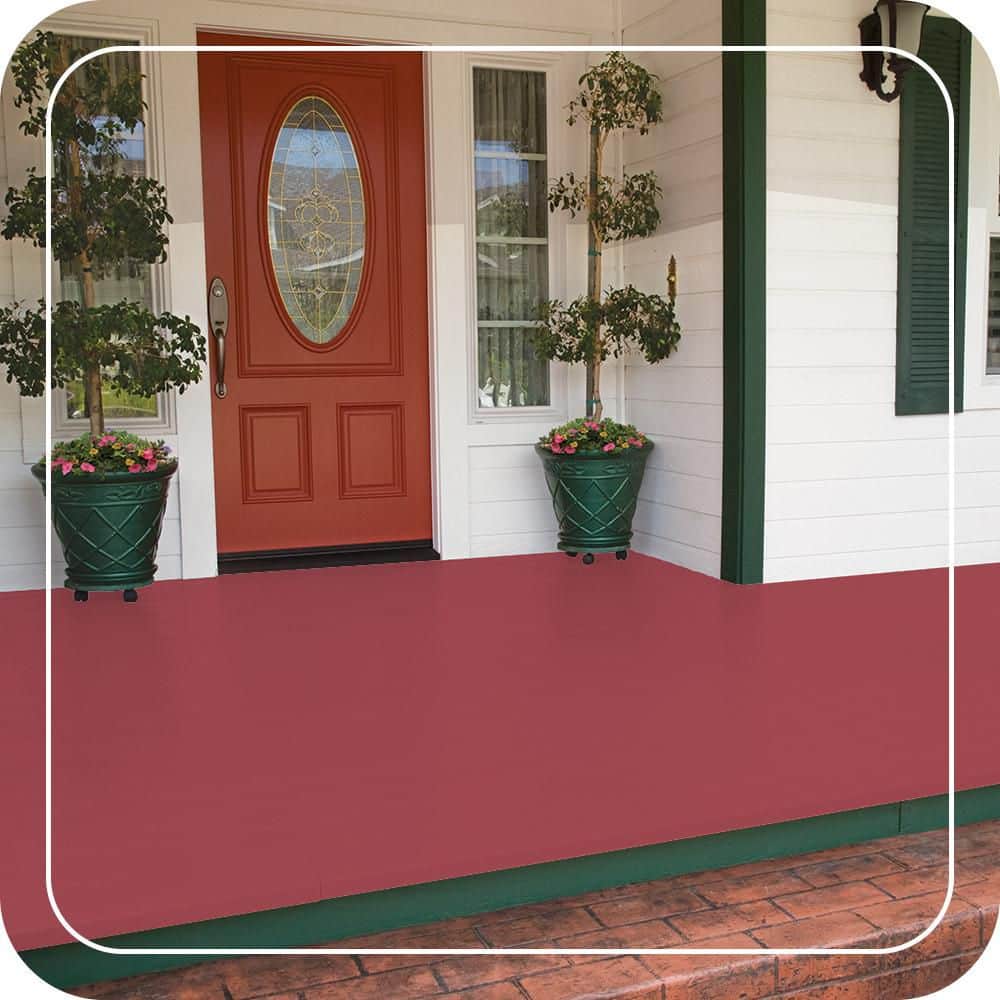 BEHR PREMIUM #P140-6 Low-Lustre Enamel Interior/Exterior Porch and Patio Floor Paint (2)