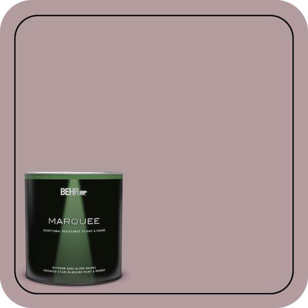 BEHR MARQUEE 1 qt. #N120-4 Roaring Twenties Semi-Gloss Enamel Exterior Paint & Primer (2)