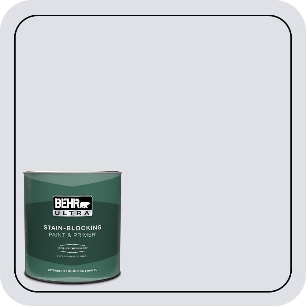 BEHR ULTRA 1 qt. #640E-2 Lilac Champagne Extra Durable Semi-Gloss Enamel Interior Paint & Primer