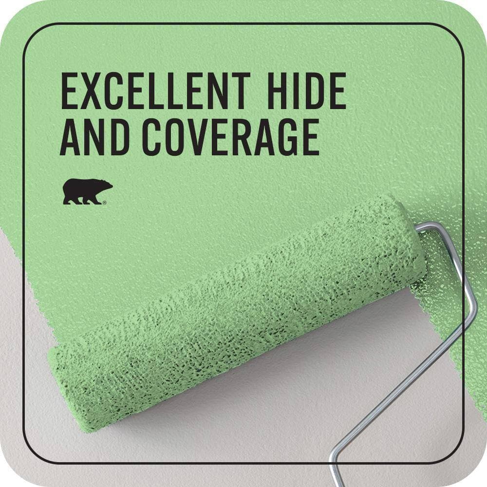 BEHR PREMIUM PLUS #440B-4 Cool Aloe Enamel Interior/ & Primer Color Sample (4)