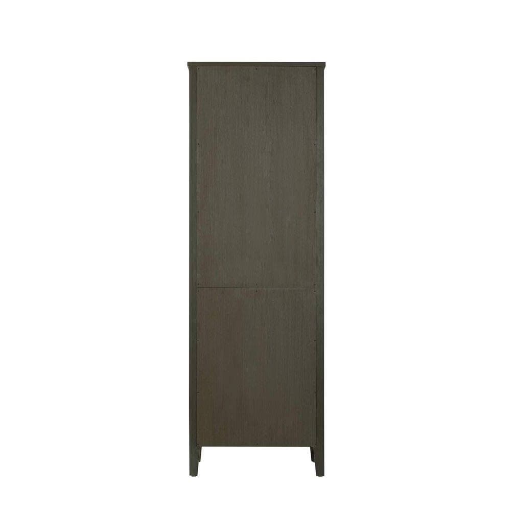 TIMELESS HOME 24 in. W x 18 in. D x 72 in. H Mocha Brown Freestanding Linen Cabinet (3)