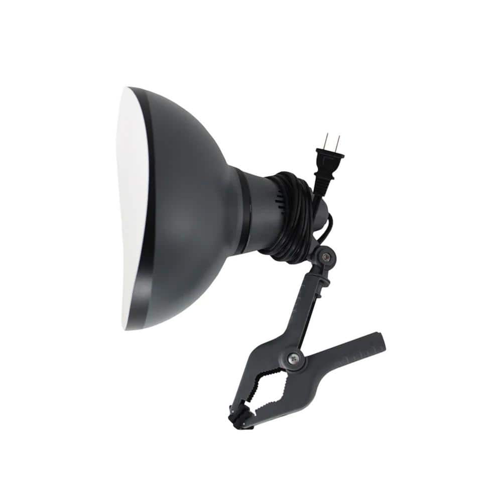 GT GT-Lite 1100-Plastic Portable Clamp Lamp Jobsite Lighting up to 75-Watts, Light not Included Energy-Efficient (1-Pack)