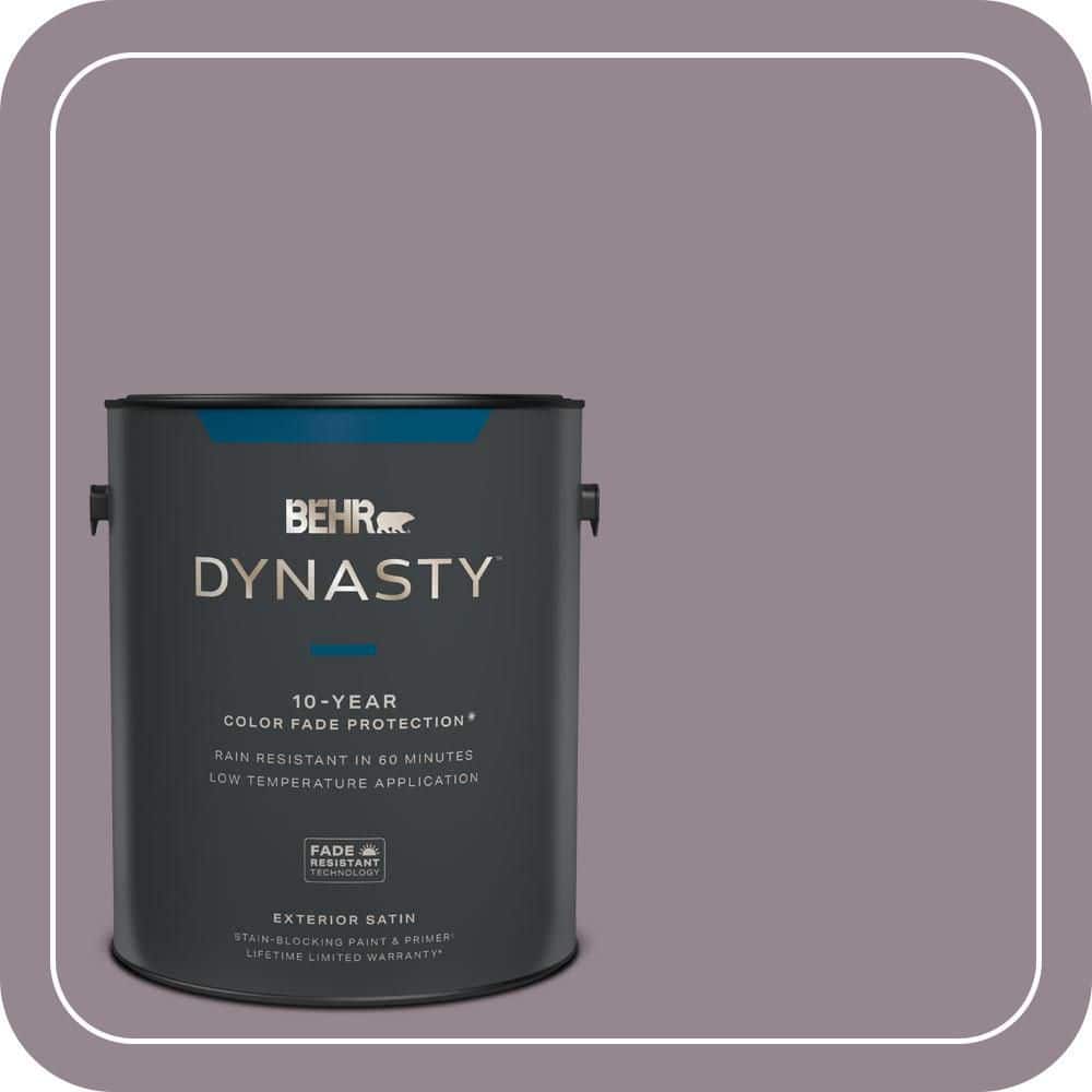 BEHR DYNASTY 1 gal. #MQ1-32 Cinema Screen Satin Enamel Exterior Stain-Blocking Paint & Primer
