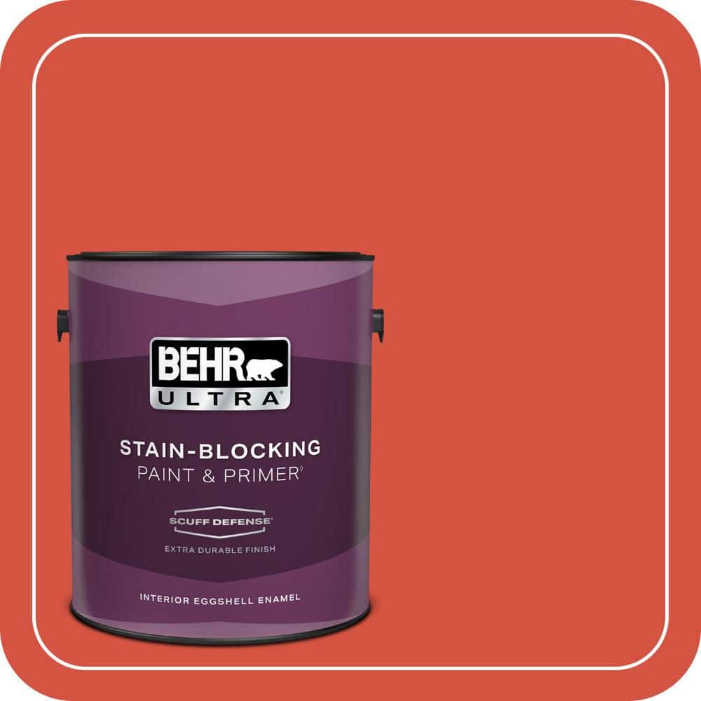 BEHR ULTRA 1 gal. #T18-12 Spirit Warrior Extra Durable Eggshell Enamel Interior Paint & Primer