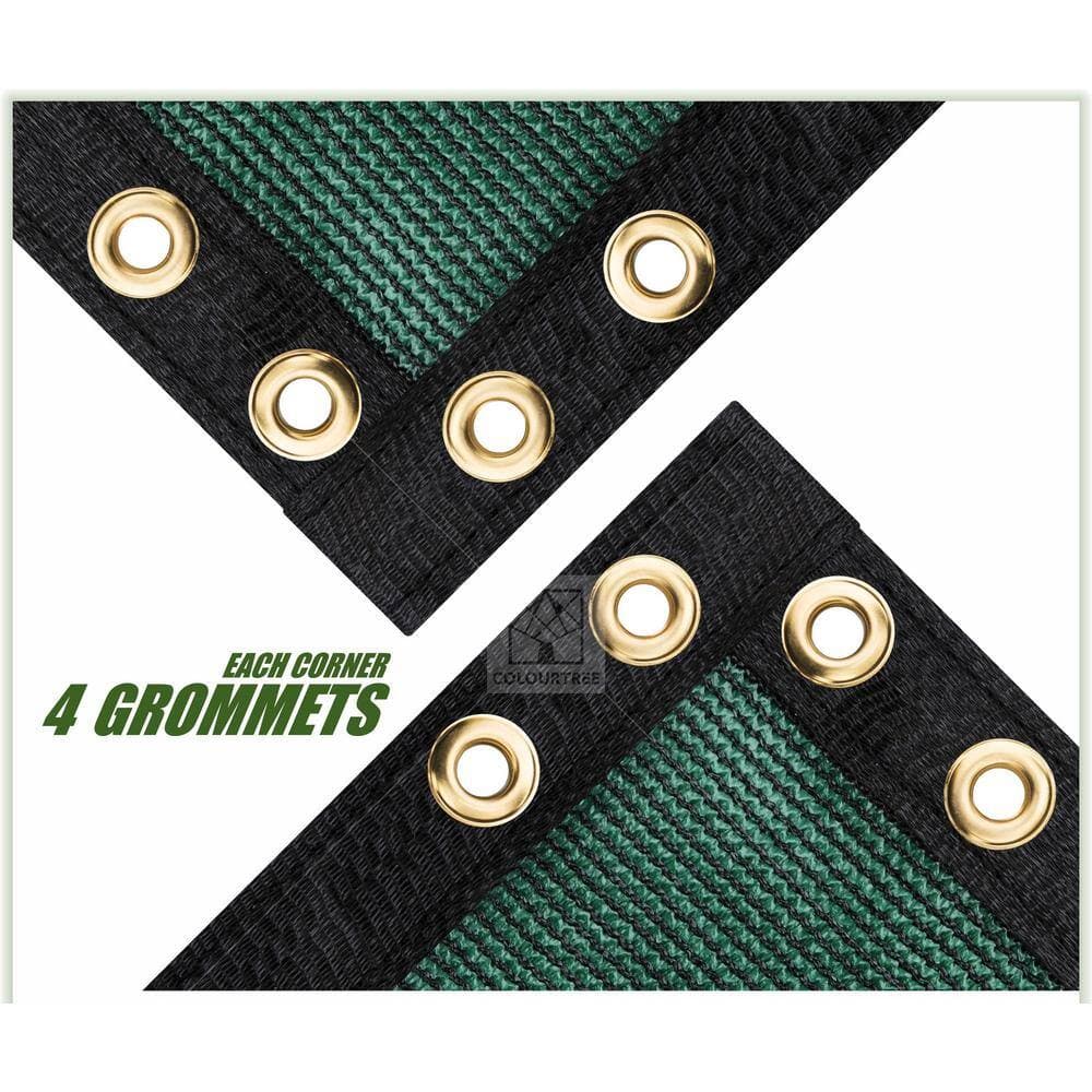 COLOURTREE Privacy Fence Screen HDPE Mesh Windscreen with Reinforced Grommets for Garden Fence (Custom Size) (4)