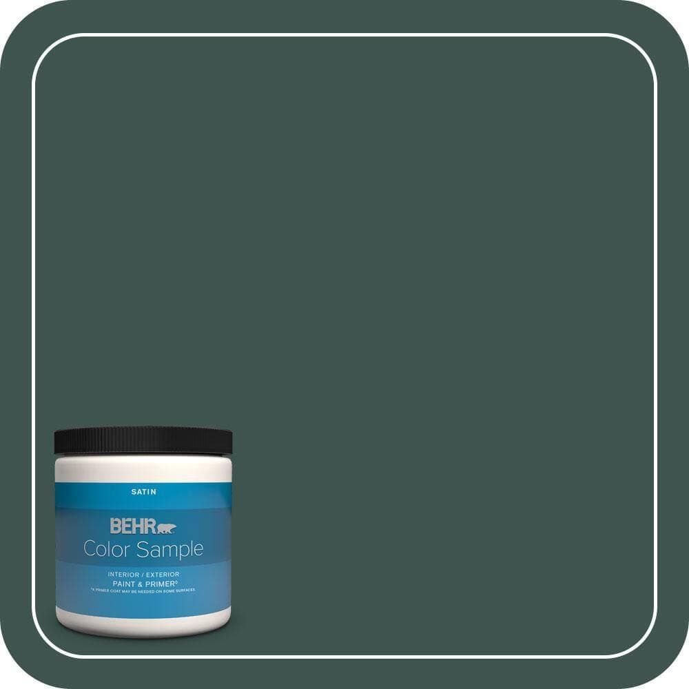 BEHR PREMIUM PLUS #480F-7 Sycamore Tree Interior/Exterior Paint & Primer Color Sample (1)