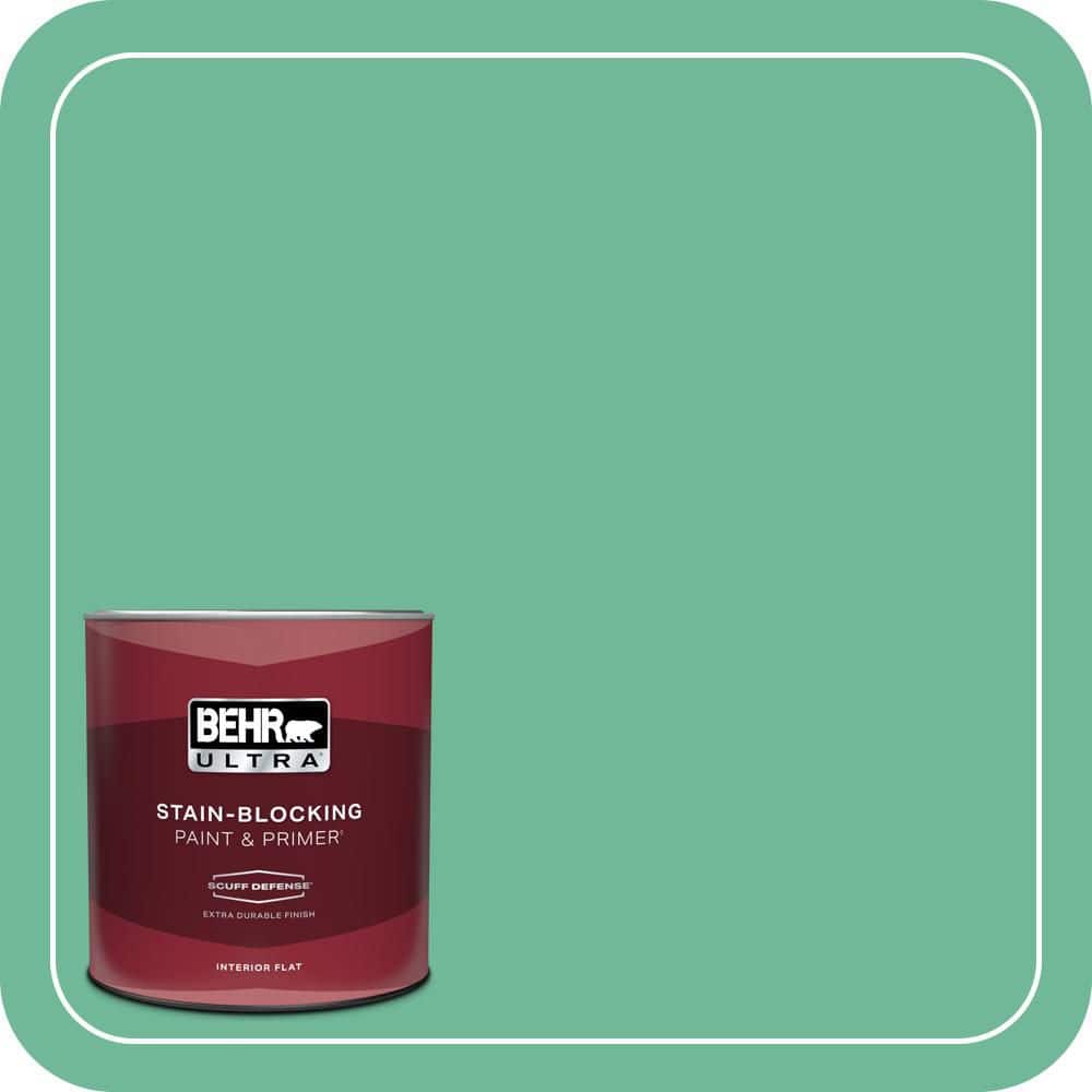 BEHR ULTRA 1 qt. #MQ6-41 Farmers Market Extra Durable Flat Interior Paint & Primer