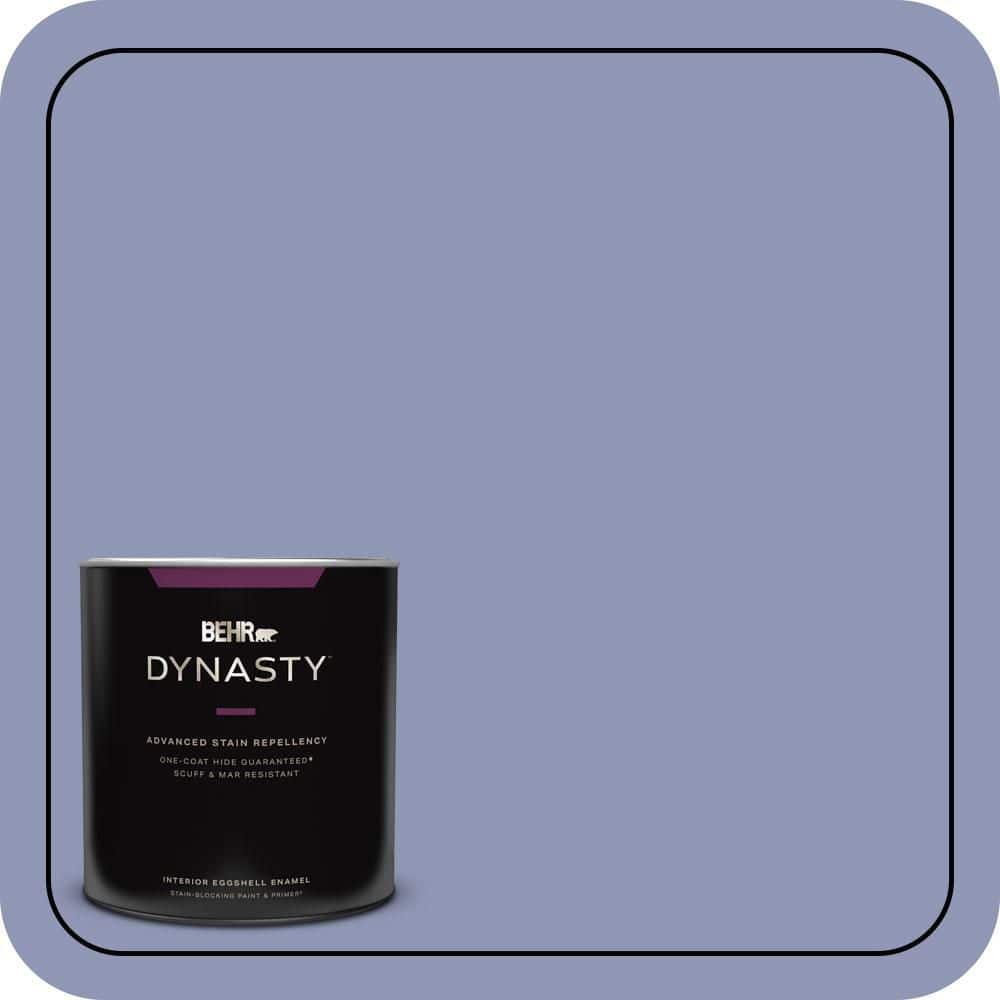 BEHR DYNASTY 1 qt. #S540-4 Vintage Ribbon One-Coat Hide Eggshell Enamel Interior Stain-Blocking Paint and Primer
