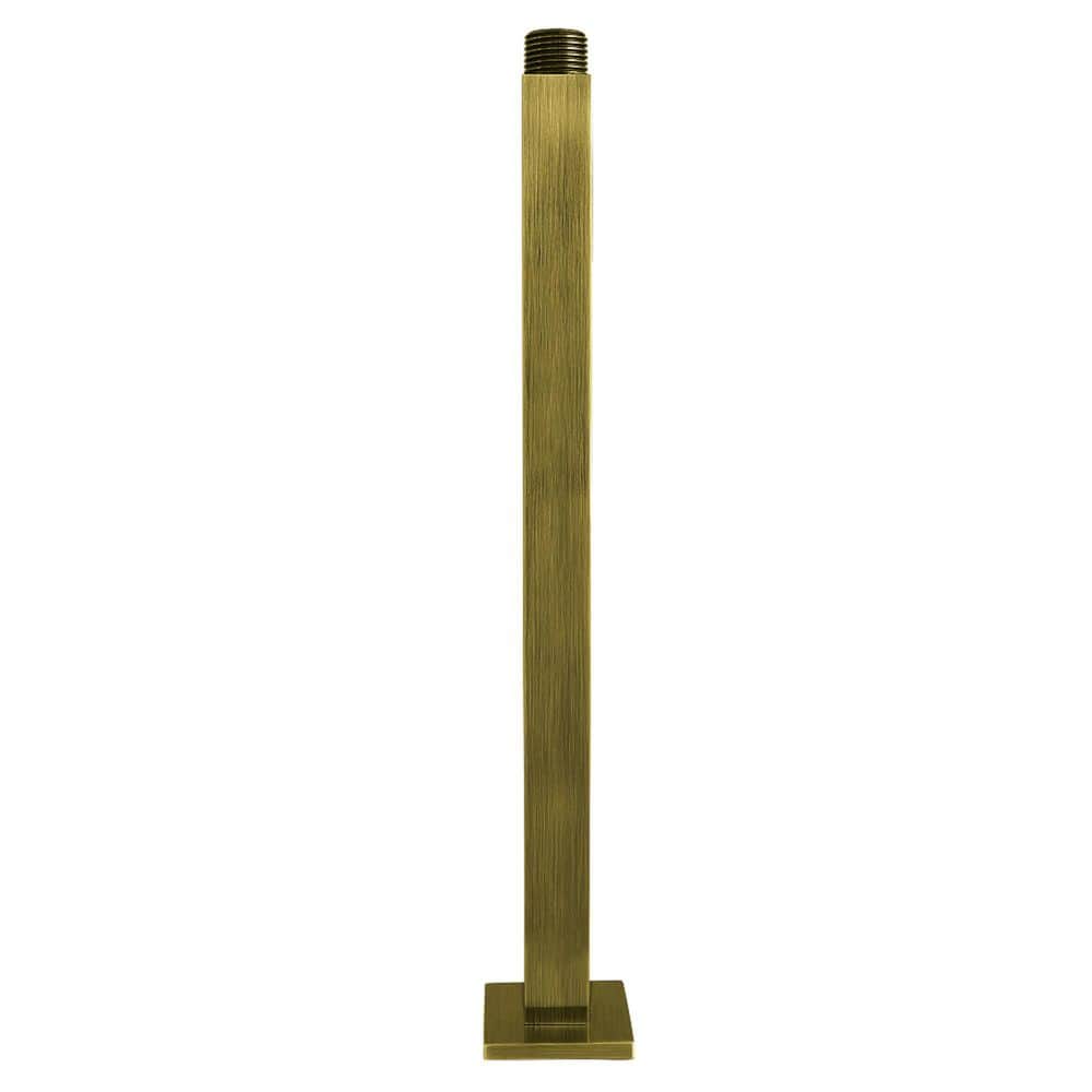 Kingston Brass 12 in. Shower Arm with Flange in Antique Brass