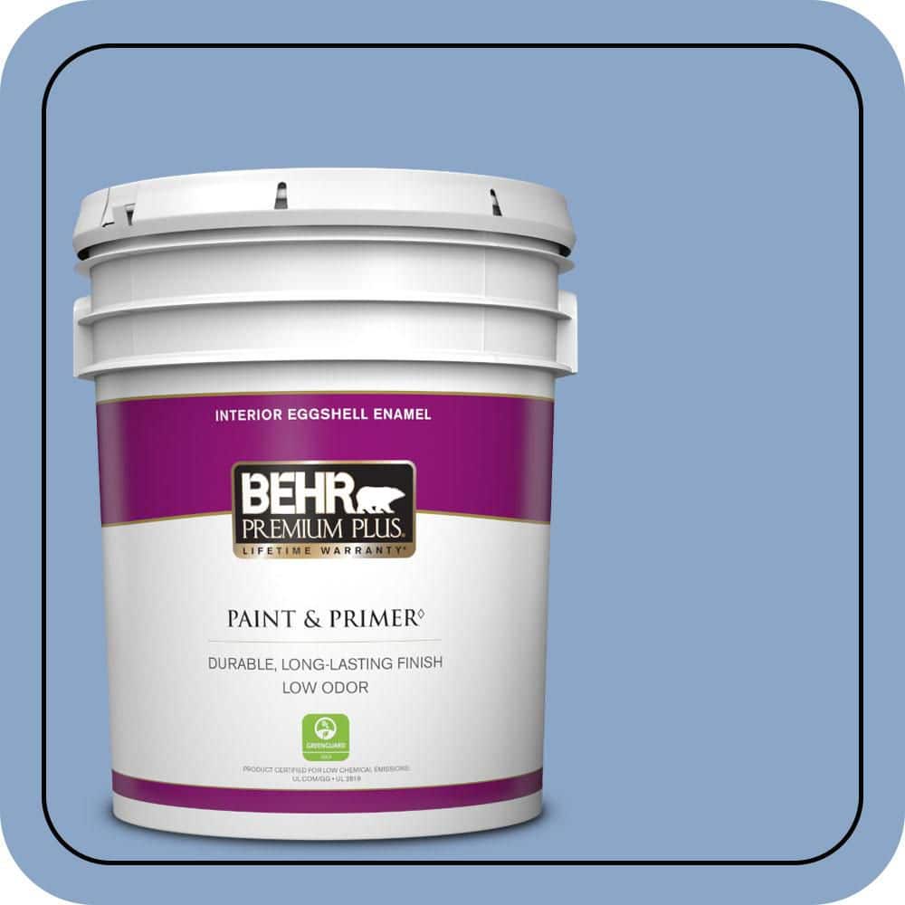 BEHR PREMIUM PLUS #590D-4 Romantic Isle Flat Low Odor & Primer
