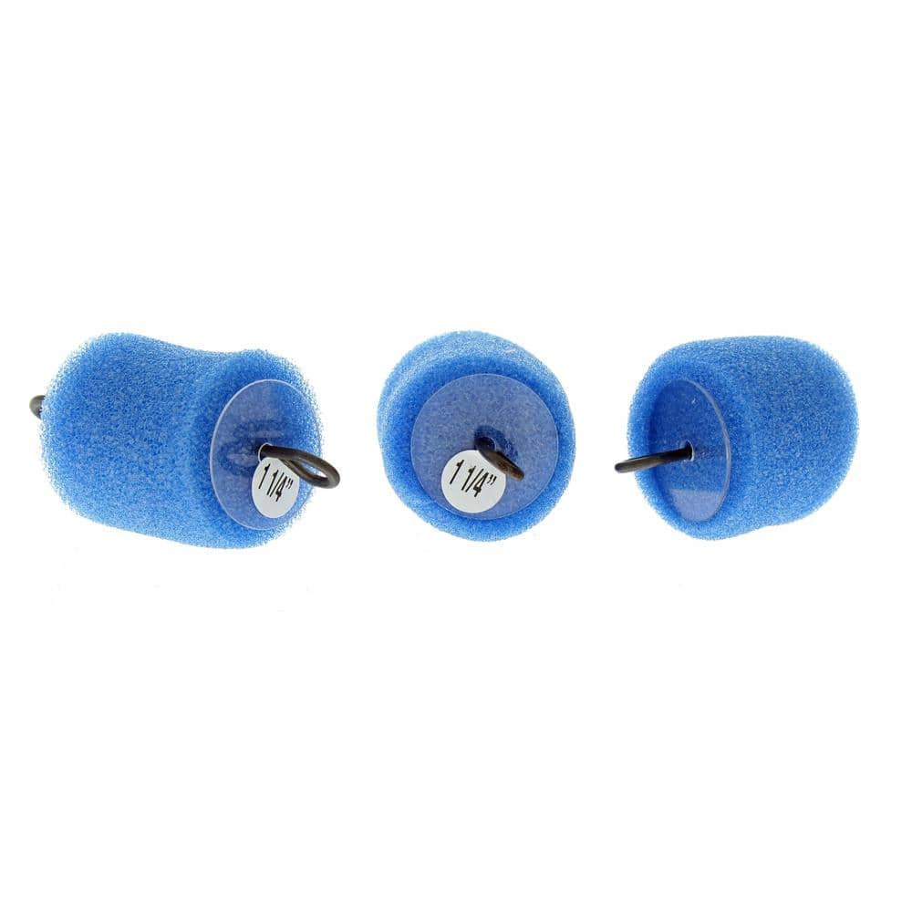 IDEAL 0.13 ft. x 1-1/4 in. Foam Carrier, Blue (3-Pack) (1)