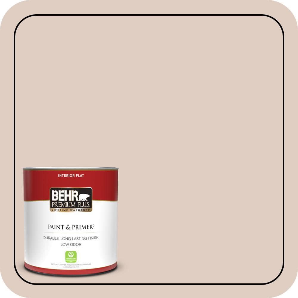 BEHR PREMIUM PLUS #PPL-77 Cocoa Parfait Flat Low Odor & Primer (1)