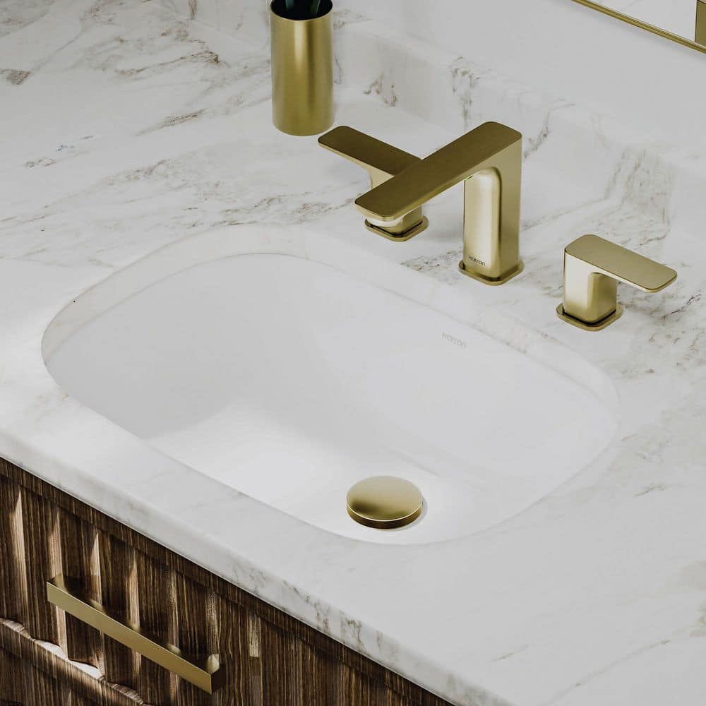 Karran Valera 20-1/4 in. x 14-3/8 in. Oval Undermount Vitreous China Bathroom Sink in White (2)