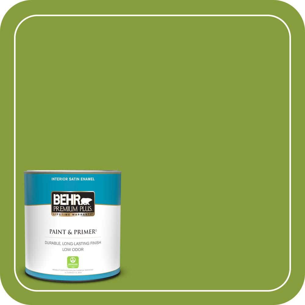 BEHR PREMIUM PLUS #T14-18 New Shoot Interior/Exterior Paint & Primer Color Sample