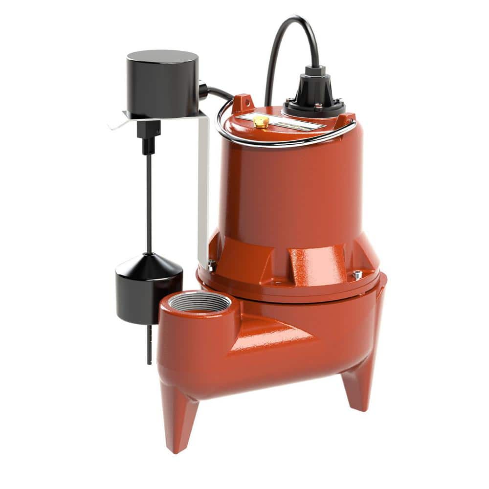 Liberty Pumps 1/2 HP, 115 Volt, 1 PH, 2 in. Discharge Submersible Sewage Pump with Vertical Float Switch