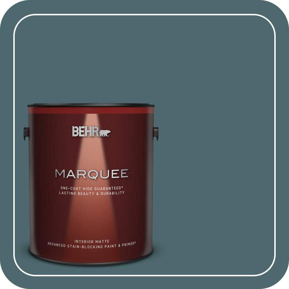 BEHR MARQUEE 1 gal. #510F-6 Solitude Matte Interior Paint & Primer
