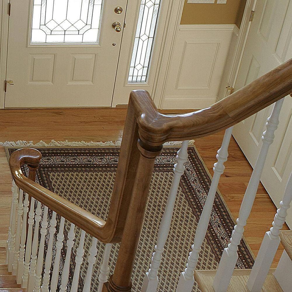 EVERMARK Stair Parts 7540 Unfinished White Oak Left-Hand Turn-Out Handrail Fitting (2)