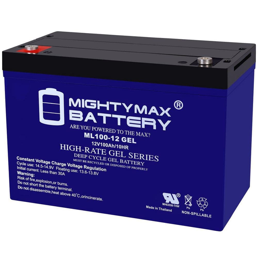 MIGHTY MAX BATTERY 12-Volt 100AH GEL Battery Replacement for Jasco M6IT