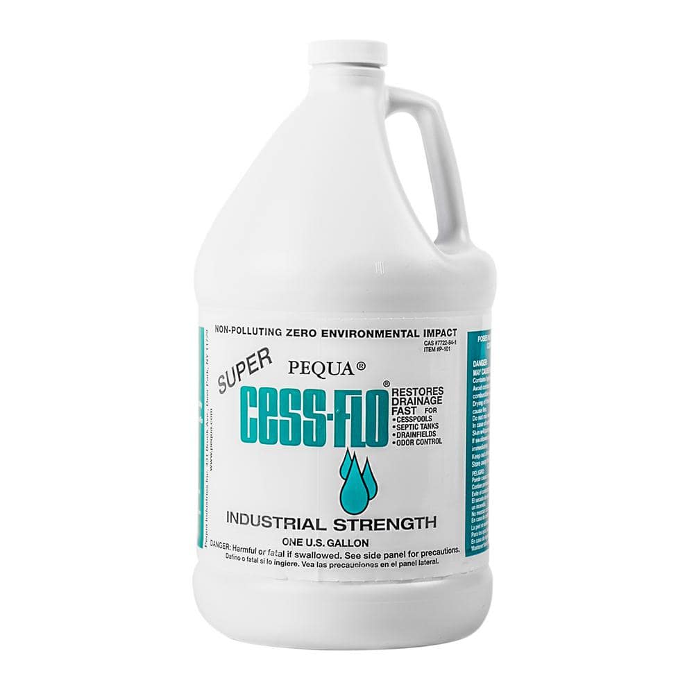 Pequa Super Cess-Flo Drain Openers and Chemicals