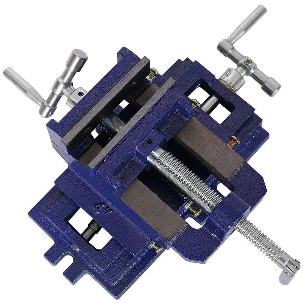 Miscool Ami 4inch Drill Press Vise 2 Way X-Y Benchtop Wood Working Clamp (2)