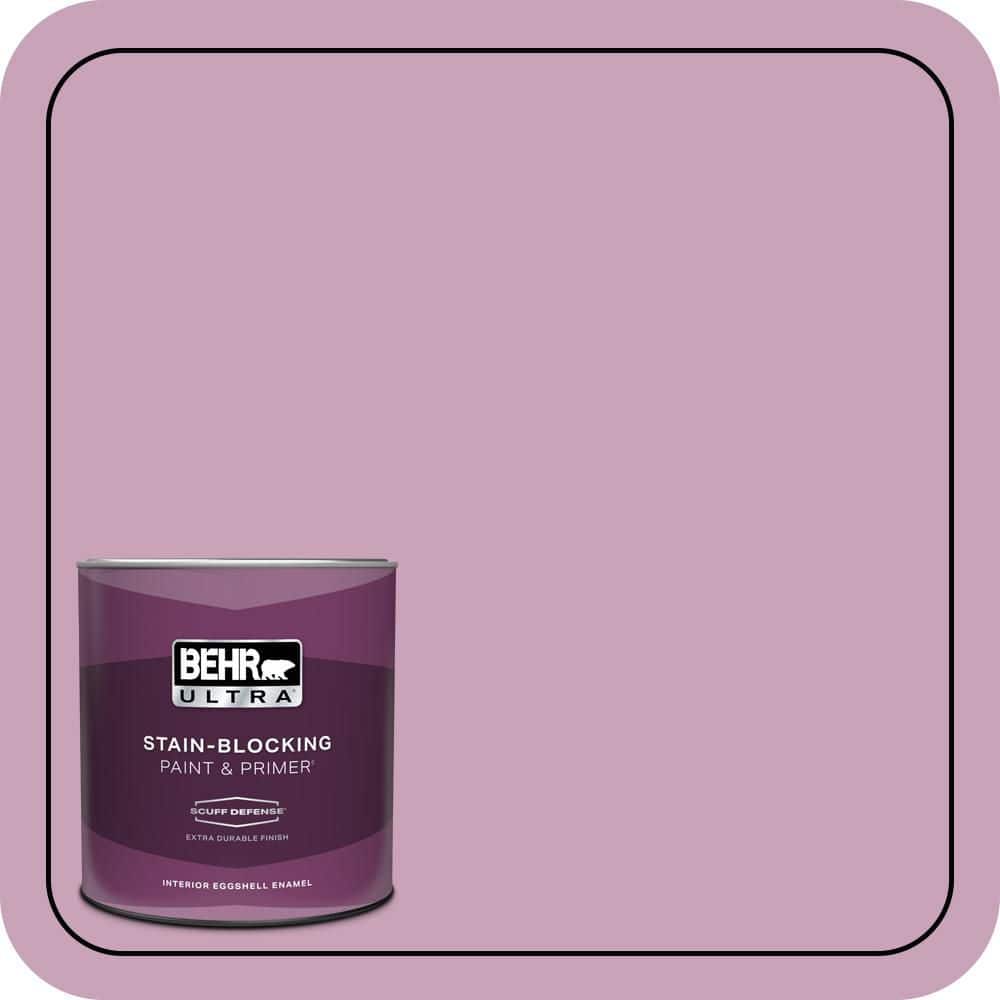 BEHR ULTRA 1 qt. #690D-4 Taste of Berry Extra Durable Eggshell Enamel Interior Paint & Primer