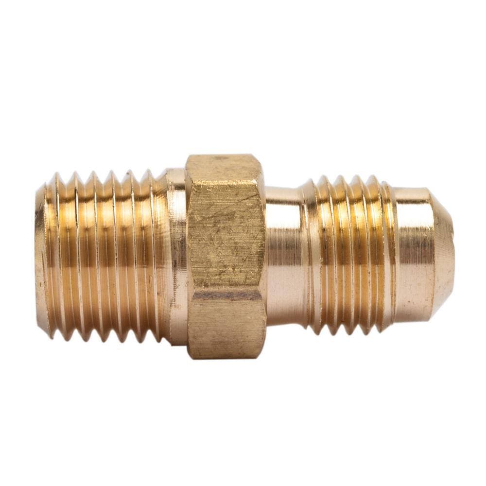 LTWFITTING 5/16 in. Flare x 1/8 in. MIP Brass Adapter Fitting (30-Pack) (2)