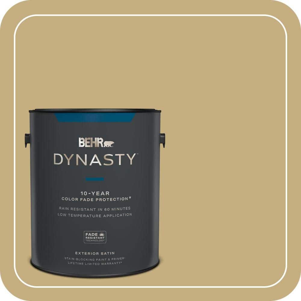 BEHR DYNASTY 1 gal. #MQ2-29 Cliff Ridge Satin Enamel Exterior Stain-Blocking Paint & Primer