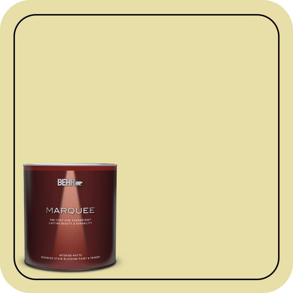 BEHR MARQUEE 1 qt. #P350-3 Green Charm Matte Interior Paint & Primer