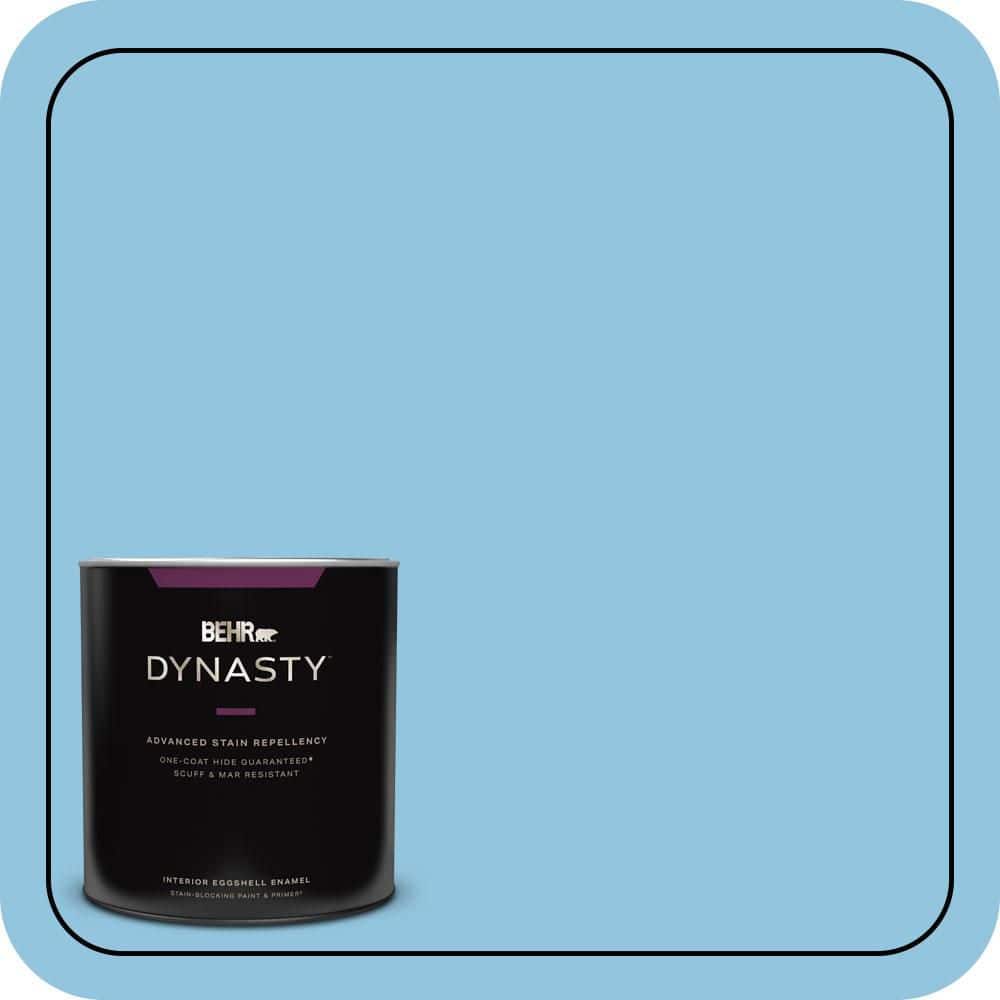 BEHR DYNASTY 1 qt. #550D-4 Caribbean Coast Eggshell Enamel Interior Stain-Blocking Paint & Primer