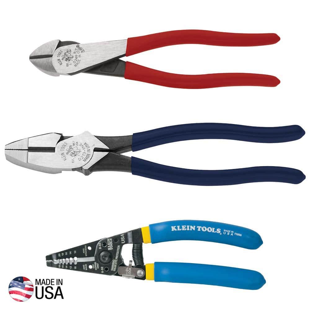 Klein Tools 3-Piece Stripper Pliers Kit