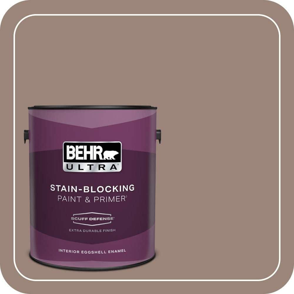 BEHR ULTRA 1 gal. #PMD-52 Flower Wood Extra Durable Eggshell Enamel Interior Paint & Primer