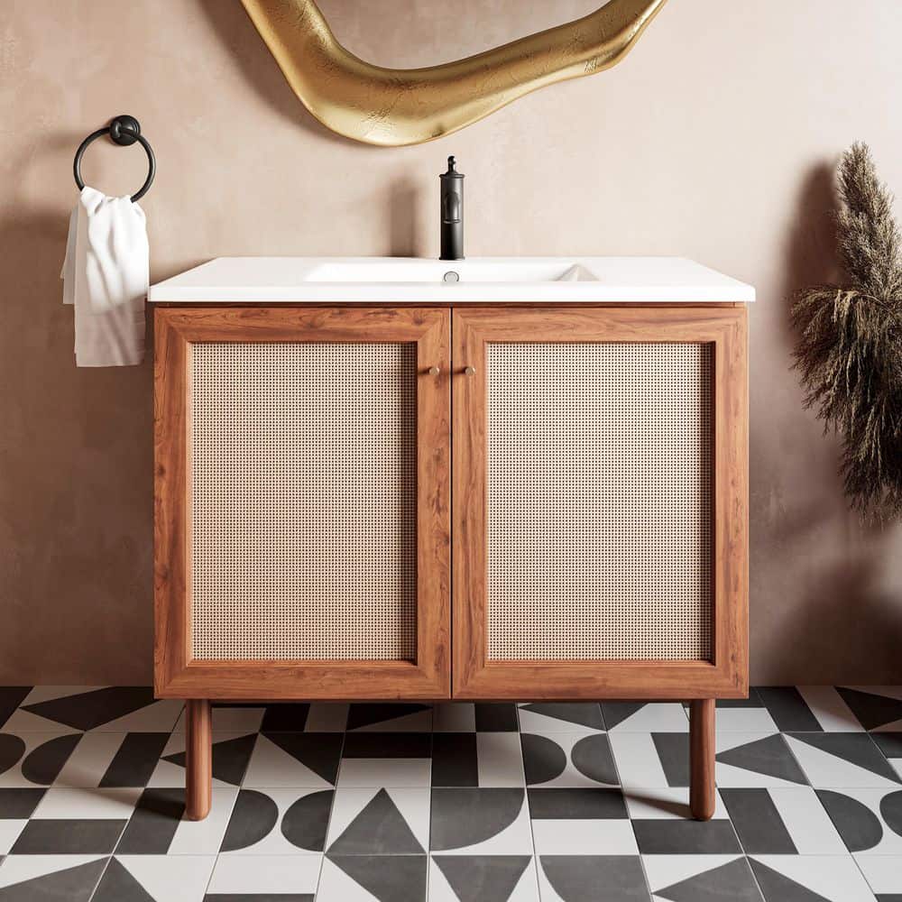Swiss Madison 36.13 in. W 18.31 in. D Ceramic Vanity Top (3)