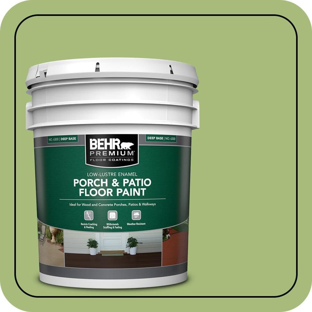 BEHR PREMIUM #P370-5 Textured Low-Lustre Enamel Interior/Exterior Porch and Patio Anti-Slip Floor Paint (1)
