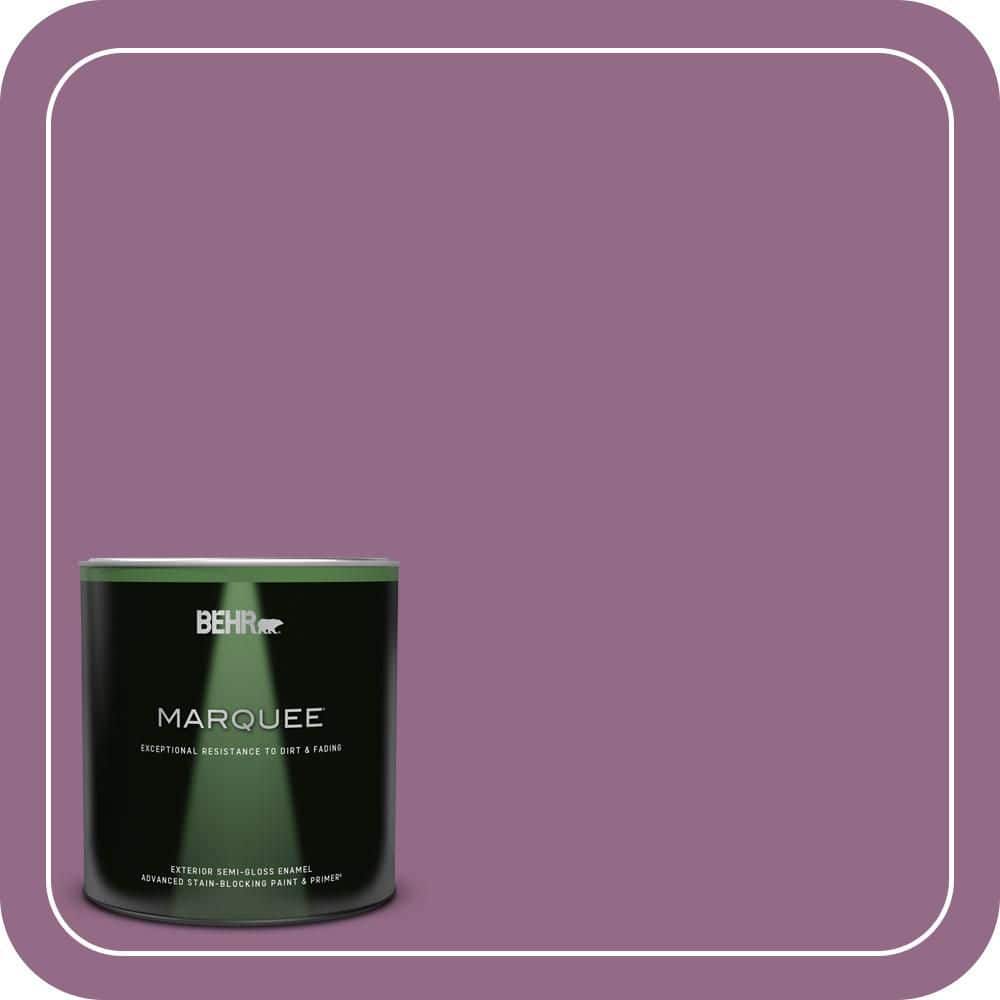 BEHR MARQUEE 1 qt. #680D-6 Lantana Semi-Gloss Enamel Exterior Paint & Primer