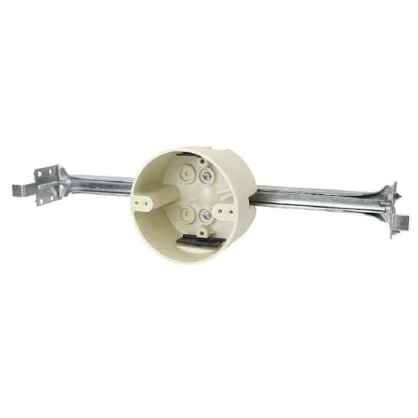Allied Moulded Products 4 in. Dia 22-1/2 cu. in. New Work Ceiling Box with Bar (2)