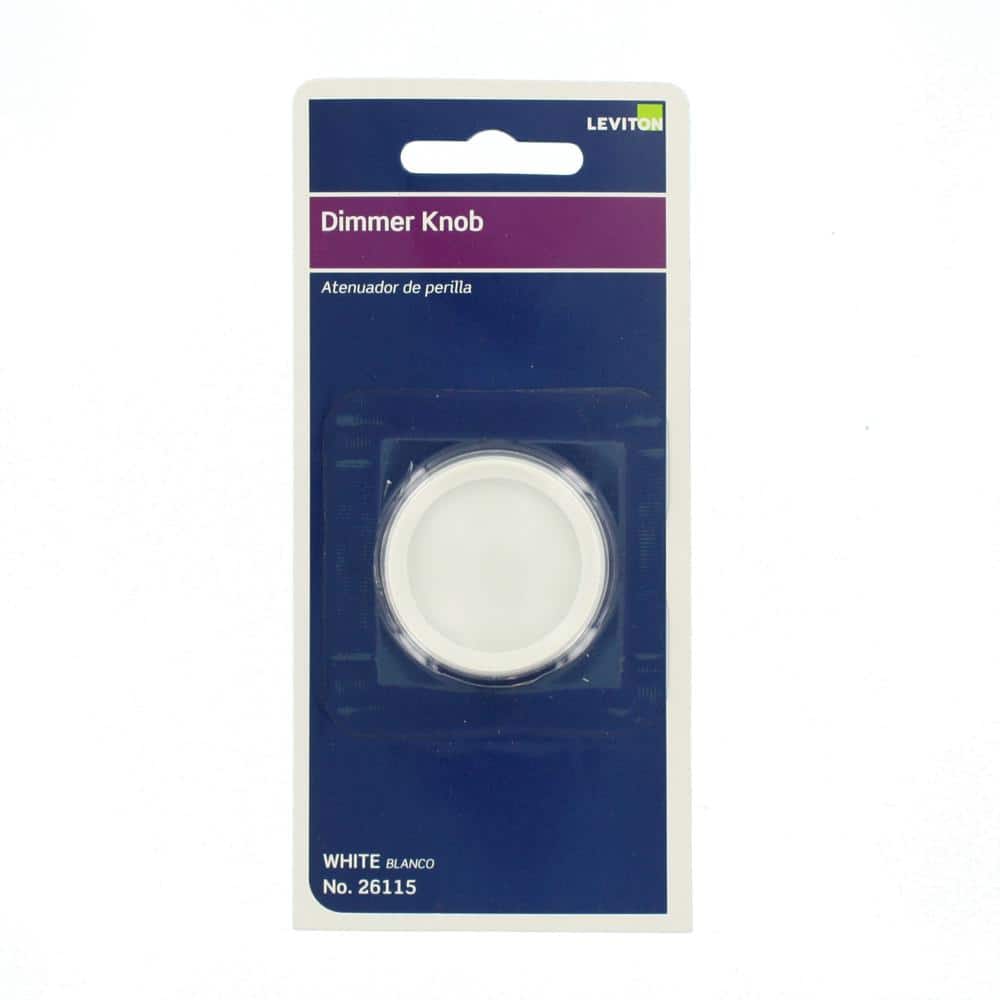 Leviton Trimatron Rotary Dimmer Switch and Fan Control Replacement Knob- 26115-W (3)