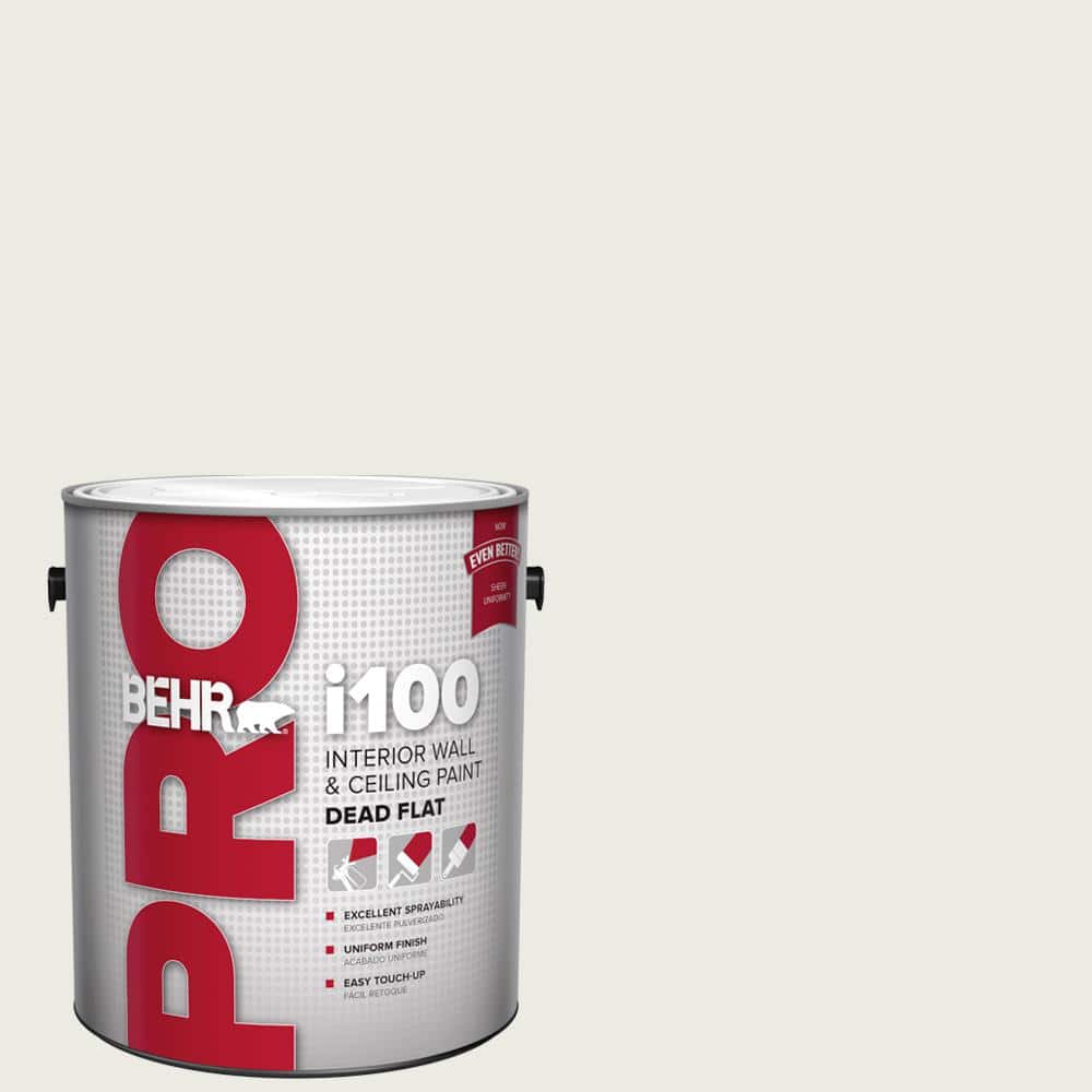 BEHR PRO 1 gal. #PPU24-14 White Moderne Dead Flat Interior Paint
