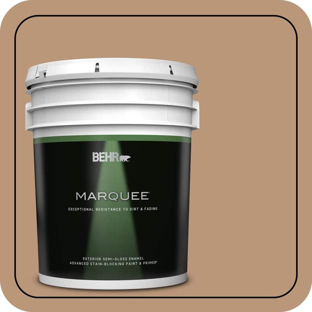 BEHR MARQUEE 5 gal. #N250-4 Artisan Crafts Semi-Gloss Enamel Exterior Paint & Primer
