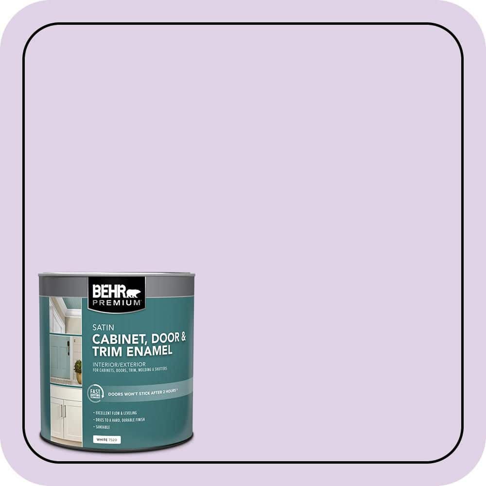 BEHR PREMIUM 1 qt. #M570-2 Monologue Satin Enamel Interior/Exterior Cabinet, Door & Trim Paint (1)