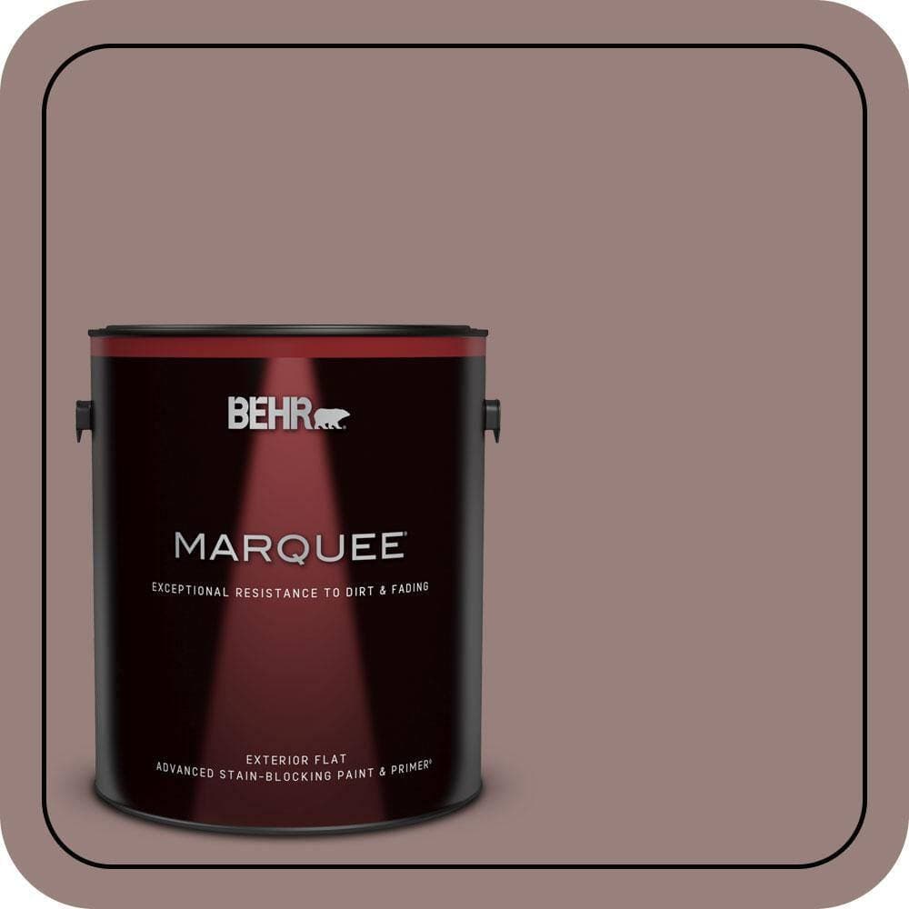 BEHR MARQUEE 1 gal. #N130-5 Mystere Flat Exterior Paint & Primer (1)