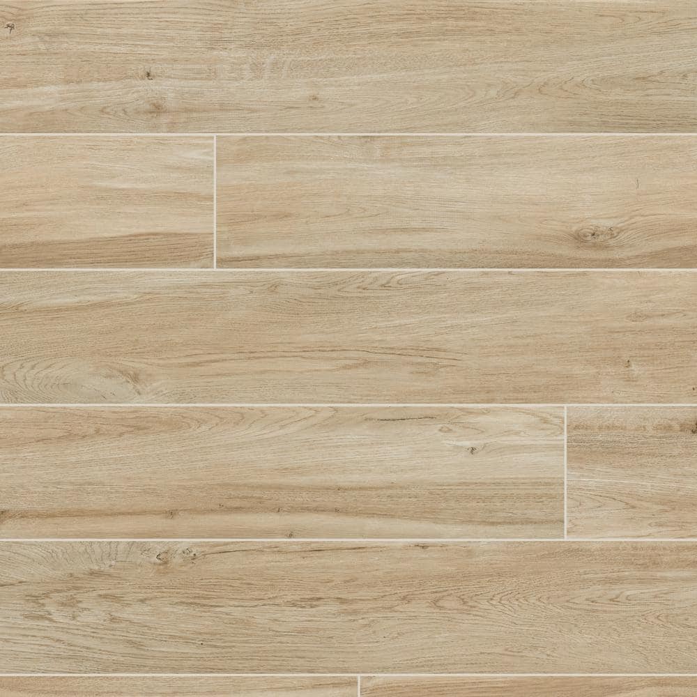 MSI Benson Park 9 in. x 47 in. Matte Porcelain Wood Look Floor and Wall Tile (12 sq. ft./Case)