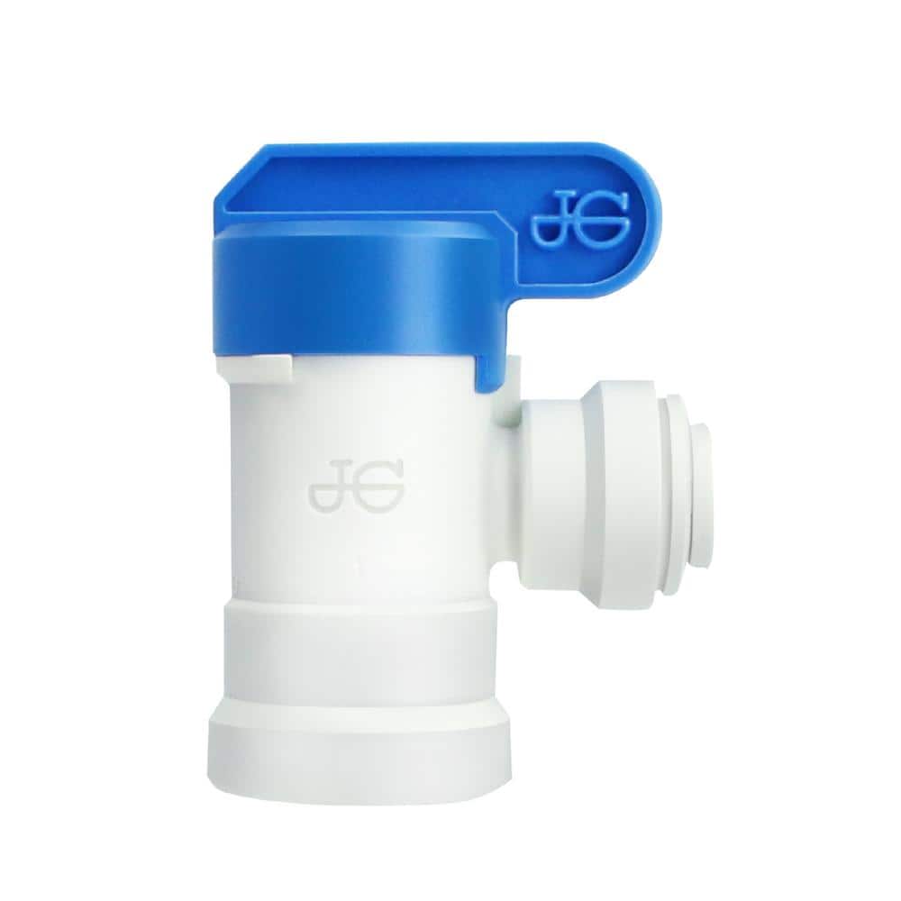 John Guest APEC Tank Ball Valve 1/4 in. NPTF 1/4 in. Output for Reverse Osmosis Storage Tank (Standard System with 3/4 Gal. Tank)