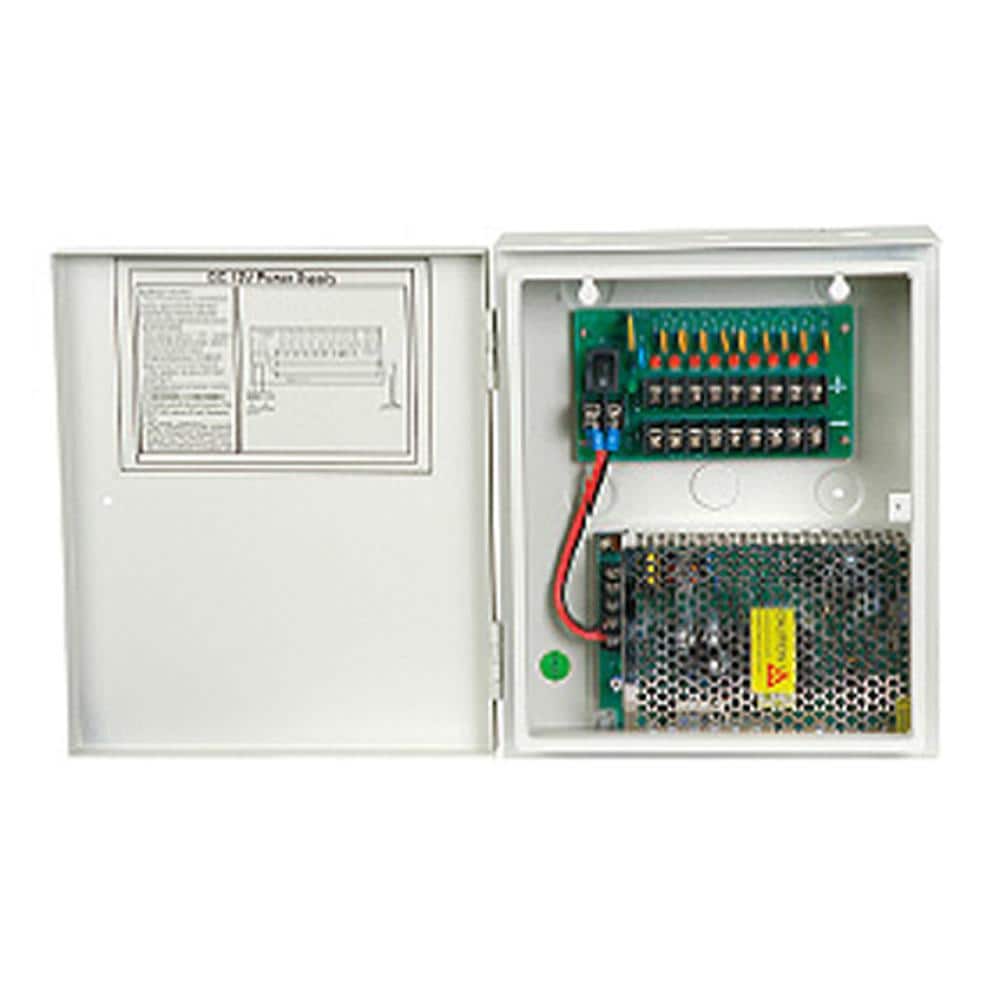 SPT 9-Port 5 Amp CCTV Power Supply Box with PTC Fuse (1)