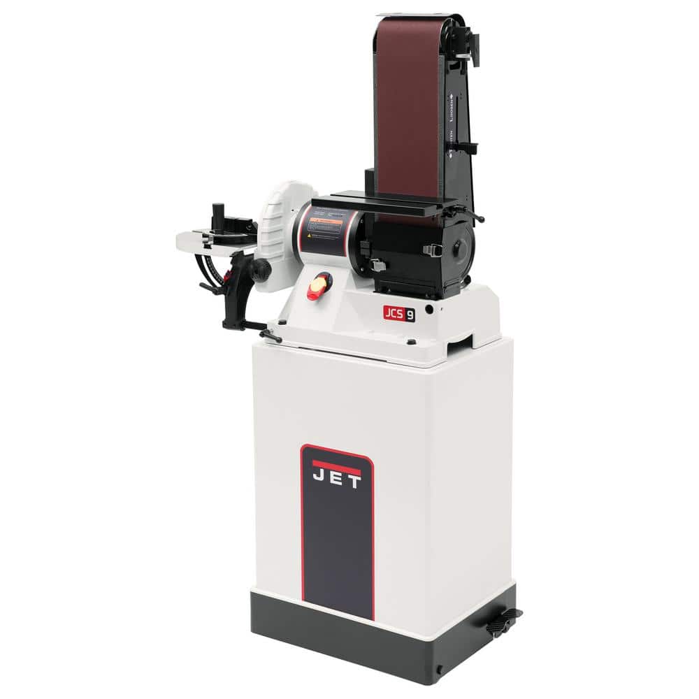 Jet 3/4 HP 6 in. x 48 in. Belt and 9 in. Disc Sander with Closed Stand, 115-Volt JSG-96CS (1)