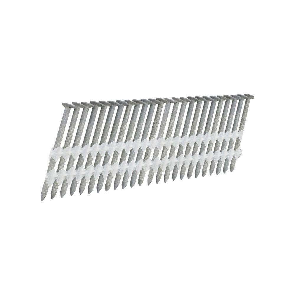 Freeman 21° .113 in. x 2 in. Plastic Collated Hot-Dipped Galvanized Ring Shank Framing Nails -2,000 Count- Corrosion-Resistant (2)