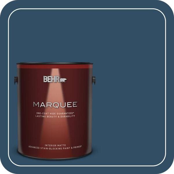BEHR PREMIUM PLUS #ECC-53-3 Outer Space Flat & Primer (4)