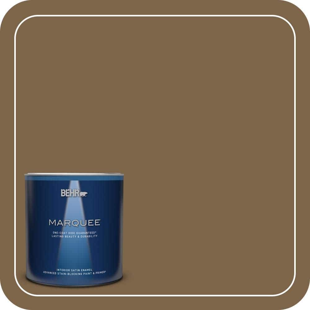 BEHR MARQUEE 1 qt. #PPU4-19 Arts and Crafts Satin Enamel Interior Paint & Primer