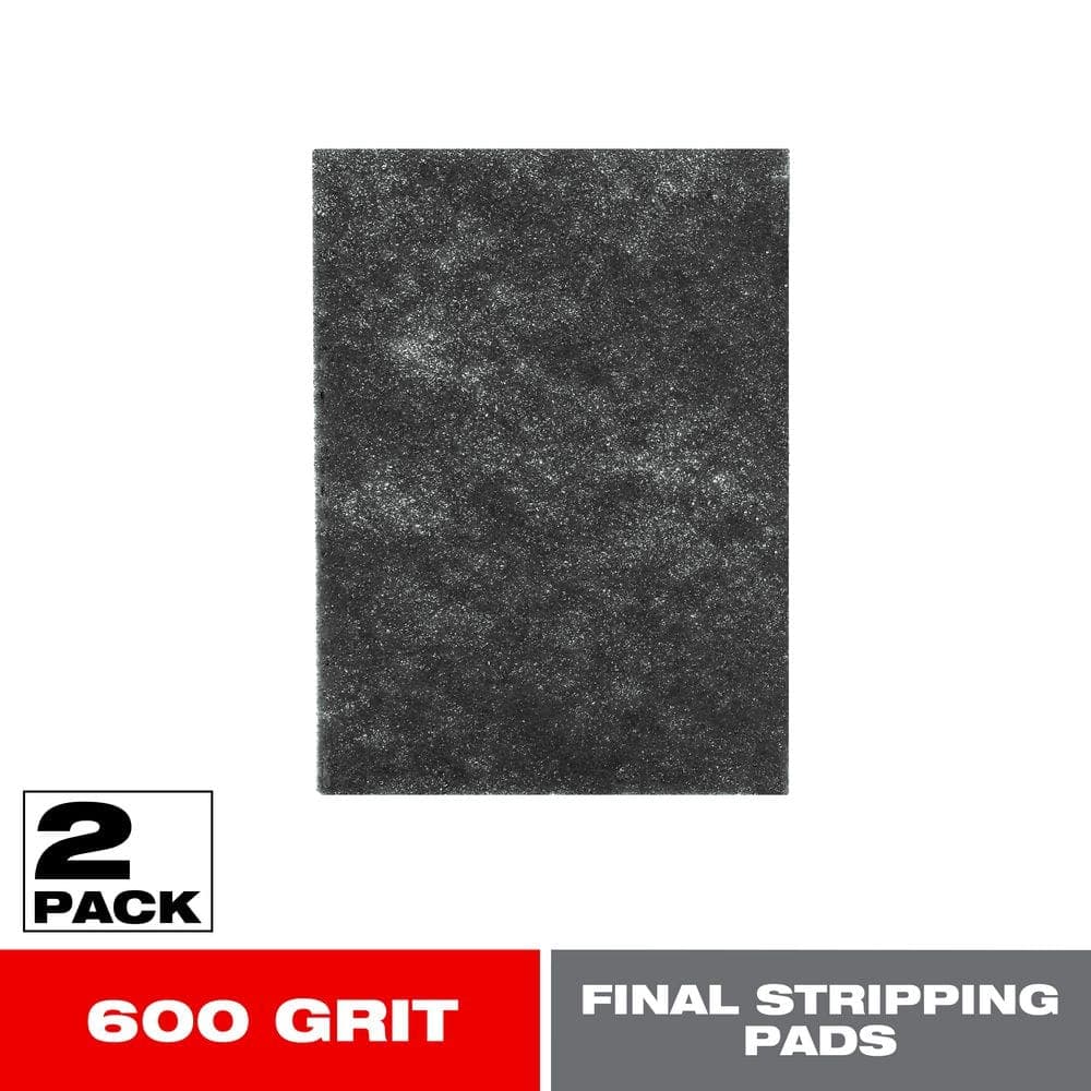 DIABLO 4 in. x 6 in. 400 Grit Ultra Fine Final Stripping Pad (2-Pack) (1)