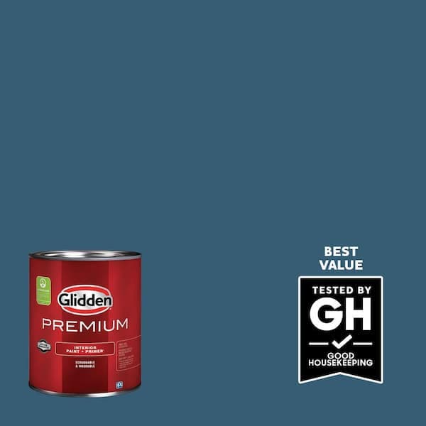 Glidden Premium 1 qt. PPG1152-6 Brigade Eggshell Interior Latex Paint (2)